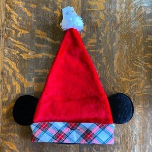 Mickey Ears Santa Hat adult adjustable